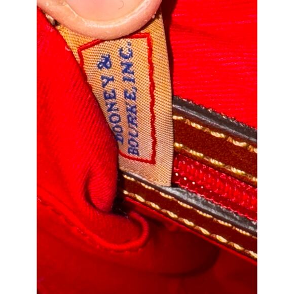 Dooney & Bourke navy nylon purse - Picture 4 of 7